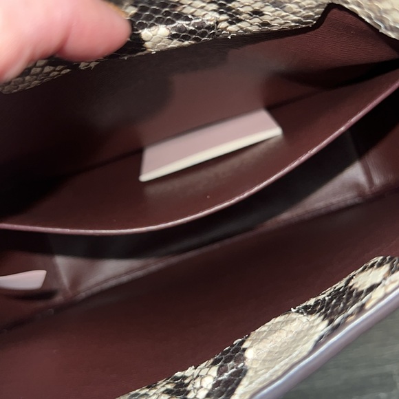 EUC Kate Spade Crossbody Bag Pink & Purple with Snakeskin - Picture 8 of 12